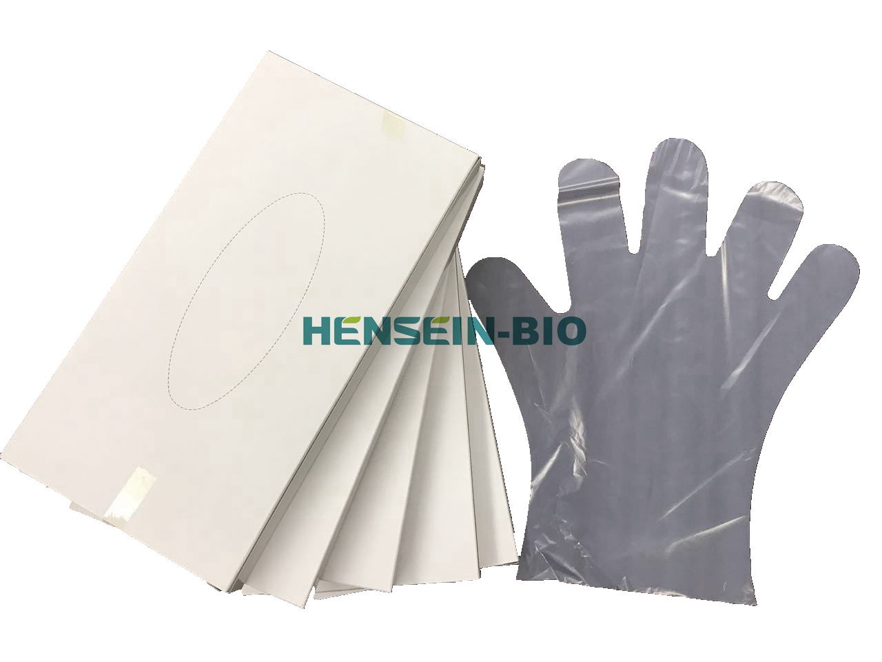 100% biodegradable and compostable plastic disposable gloves